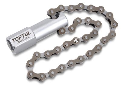 Съемник масляных фильтров цепной до 120 мм TOPTUL JDDA1612 Съемник масляных фильтров цепной до 120 мм TOPTUL JDDA1612