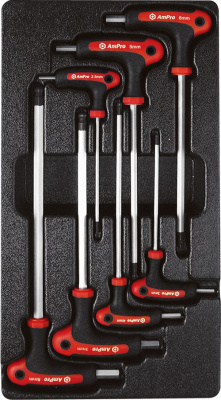 T22904 Набор 6-гр. отверток с Т-обр. ручкой, в ложементе T22904 Набор 6-гр. отверток с Т-обр. ручкой, в ложементе