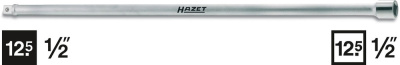 HAZET Удлинитель 1/2" 575мм 918-23 HAZET Удлинитель 1/2" 575мм 918-23