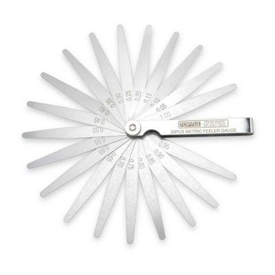 Набор щупов 0.05 -1.00 мм 20 шт TOPTUL ICAA0020 Набор щупов 0.05 -1.00 мм 20 шт TOPTUL ICAA0020